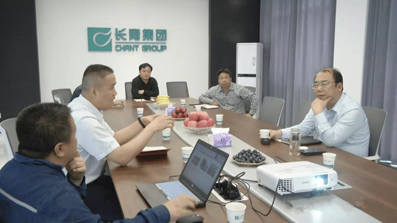 李澤宙調(diào)研長青生物質(zhì)能源有限公司秸稈資源綜合利用情況